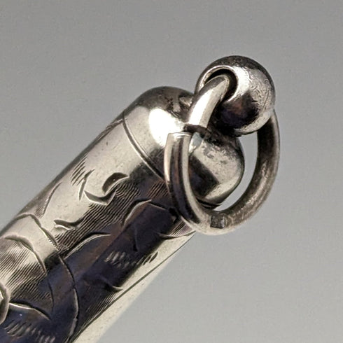 1913年 英国アンティーク 純銀ニードルケース FRANCIS WEBB