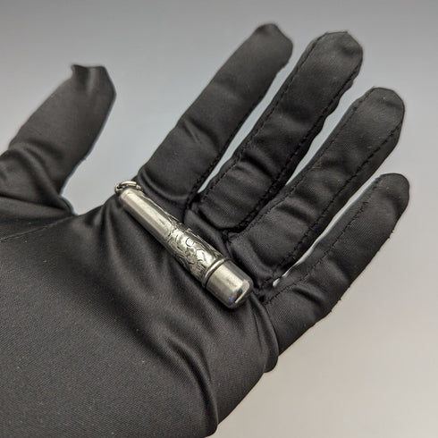 1913年 英国アンティーク 純銀ニードルケース FRANCIS WEBB