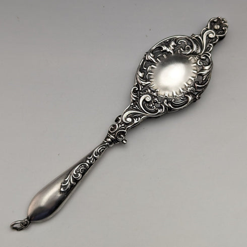 19世紀後半 米国アンティーク 純銀製 ロニエット 携帯用折りたたみ式眼鏡