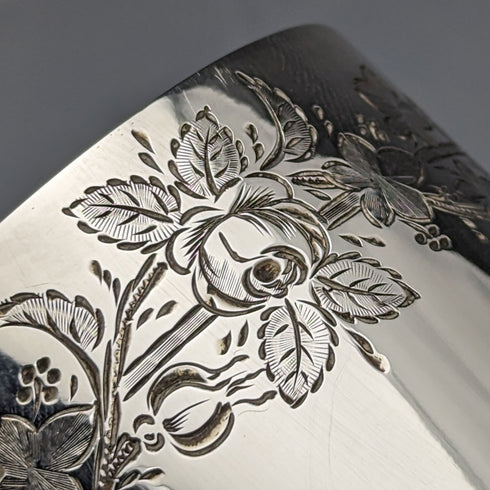 1874 英國古董純銀馬克杯 141 克 Mark Willis & Co.