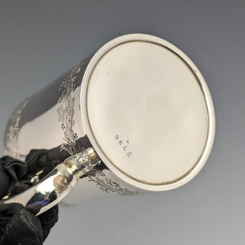 1874 英國古董純銀馬克杯 141 克 Mark Willis & Co.