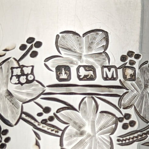 1874 英國古董純銀馬克杯 141 克 Mark Willis & Co.