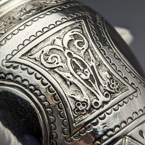 1871年 英国ヴィンテージ 純銀製 ペペレット 調味料入れ 58g Walter & John Barnard