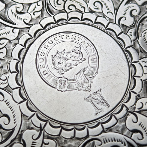 1898 British Antique Sterling Silver Cigarette Case 96g George Unite