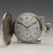 Circa 1915 Antique Omega pocket watch Silver thin hunter case Good working condition
