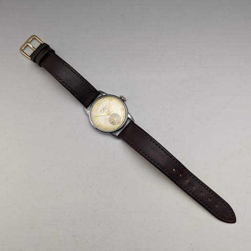 英国ヴィンテージ J.W.ベンソン 腕時計 SMITHムーブメント デニソンケース 動作良好