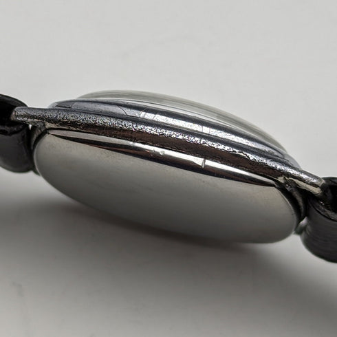 1920年代 英国アンティーク J.W.ベンソン 腕時計 クッションケース 動作良好