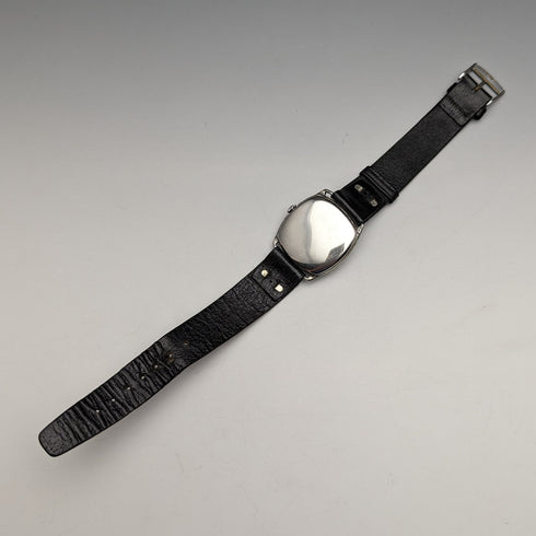 1920年代 英国アンティーク J.W.ベンソン 腕時計 クッションケース 動作良好