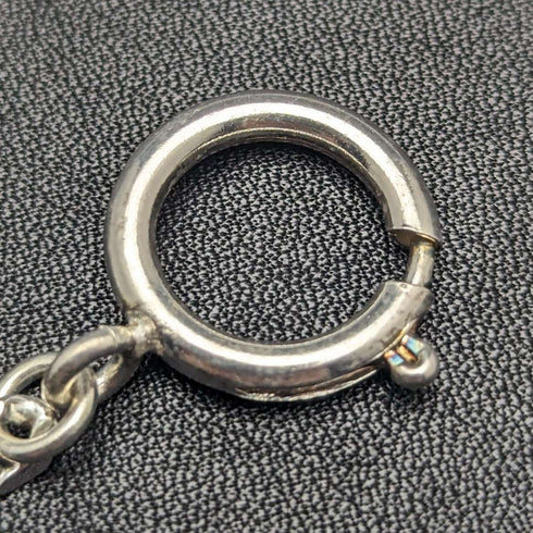 Silver Plated Pull Ring Type Albert Chain Funry Link
