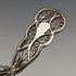 British Vintage Sterling Silver Filigree Tea Caddy Spoon