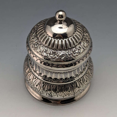 1897年 英国アンティーク 純銀製ティーキャディー 74g Deakin & Francis