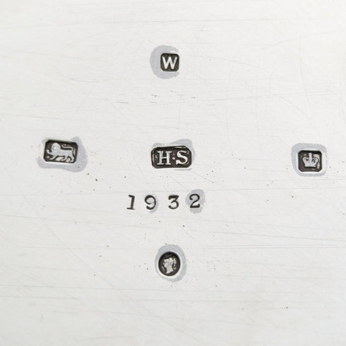 1889 British Antique Sterling Silver Tea Caddy 196g Henry Stratford