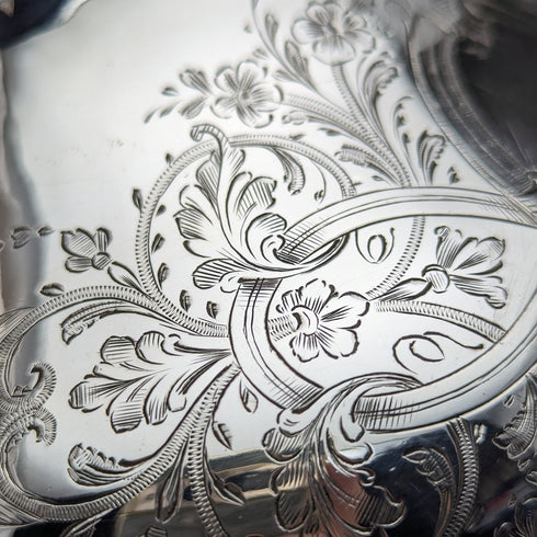 1872 British Antique Silver Plated Teapot Elkington & Co