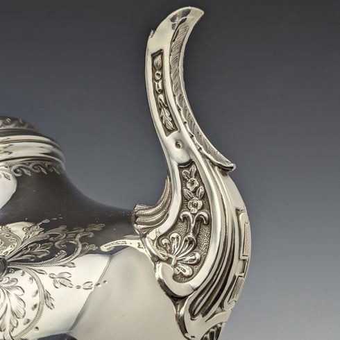 1872 British Antique Silver Plated Teapot Elkington & Co