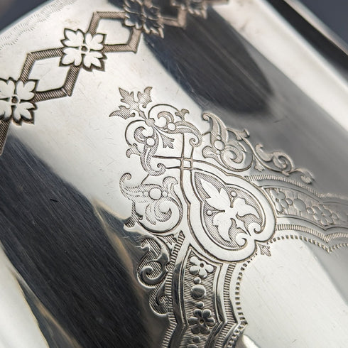 Circa 1880 British Antique Silver Plated Tea Set Fenton Bros