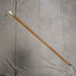 Late 19th Century British Antique Cane with Horse Measure Antler Handle Brown Shaft 92cm