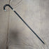 1921 British Antique Men's Cane Sterling Silver Decoration Black Shaft 92cm