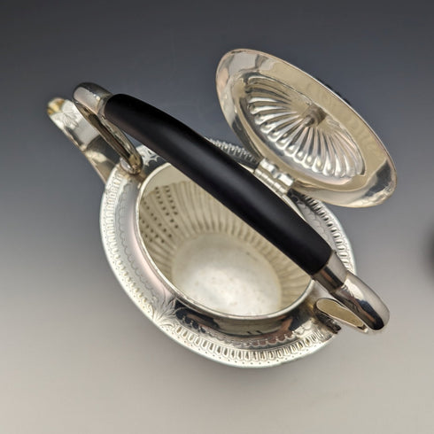 1900年頃 英国アンティーク シルバープレート製 ティーケトルセット JHON WiGFALL