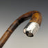 1930 British Vintage Men's Cane Sterling Silver Decoration Bamboo Shaft 91cm