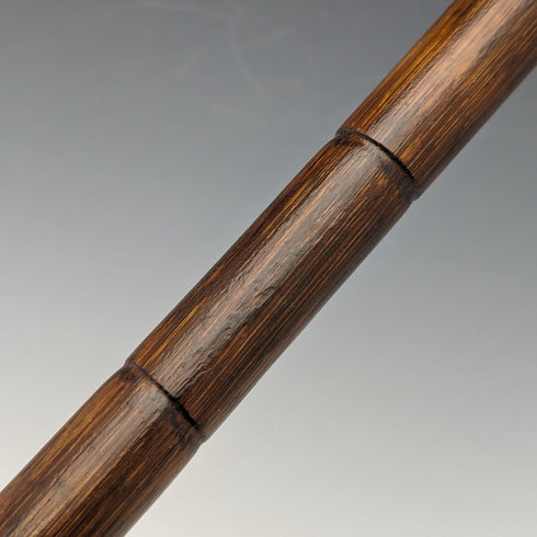 1930 British Vintage Men's Cane Sterling Silver Decoration Bamboo Shaft 91cm