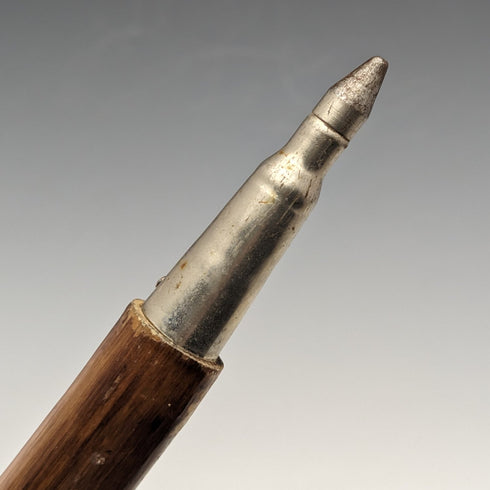 Vintage Men's European Tourist Cane Brown Shaft 84cm