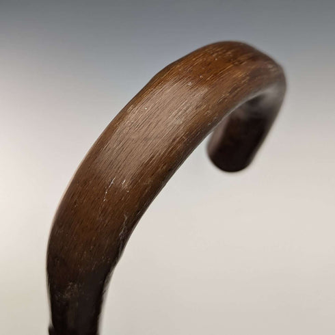 Vintage Men's European Tourist Cane Brown Shaft 90cm