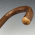 Vintage Men's European Tourist Cane Brown Shaft 90cm