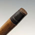 1926 British Vintage Men's Cane Sterling Silver Decoration Wood Grain Brown Shaft 92.5cm