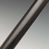 1920 British antique gentleman's walking stick, pure silver engraving, round handle, black shaft, 91.5cm