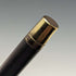 1924 British Vintage Men's Walking Stick, Sterling Silver, Round Handle, Black Shaft, 91.5cm