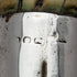 Circa 1900 British Antique Men's Cane Sterling Silver Decorated Antler Handle Brown Shaft 85.5cm