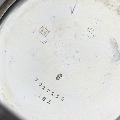 Circa 1920 Antique Swiss Escasany pocket watch Niero decoration silver side thin case Good working condition