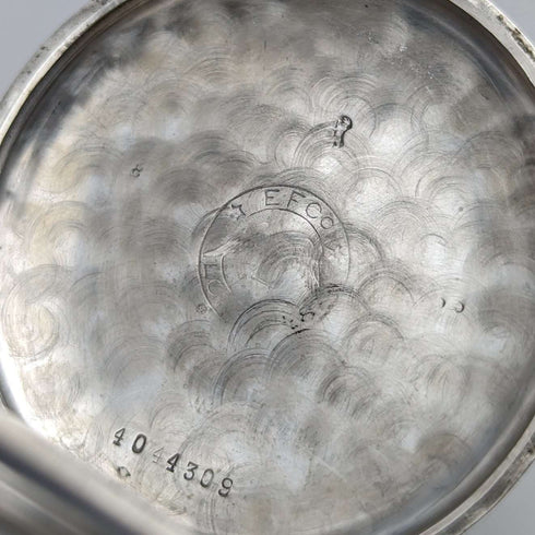 Circa 1922 Antique Longines Pocket Watch Silver side Hunter case in good working order