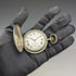 Circa 1922 Antique Longines Pocket Watch Silver side Hunter case in good working order