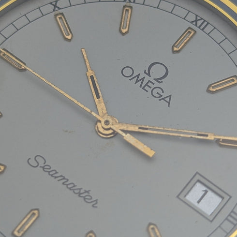 1980年代 オメガ クォーツ式 懐中時計 Seamaster Mariner III 動作良好