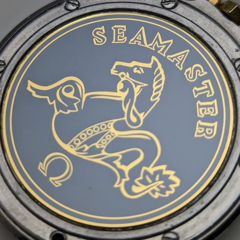 1980年代 オメガ クォーツ式 懐中時計 Seamaster Mariner III 動作良好