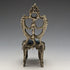 1920s Brass Chair Pocket Watch Holder Green Sheet