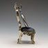 1920s Brass Chair Pocket Watch Holder Green Sheet