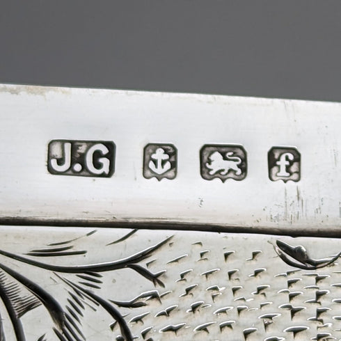 1905 年英國古董純銀卡包 82 克 Joseph Gloster