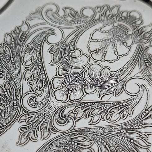 英國復古鍍銀筆托盤 Yeoman