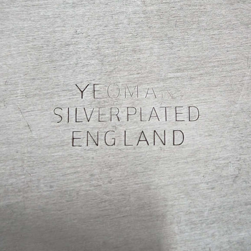 英国ヴィンテージ シルバープレート製 ペントレイ Yeoman