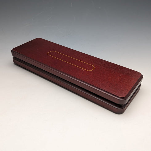 Vintage Sterling Silver Letter Opener & Ballpoint Pen Set in Wooden Case