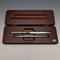 Vintage Sterling Silver Letter Opener & Ballpoint Pen Set in Wooden Case