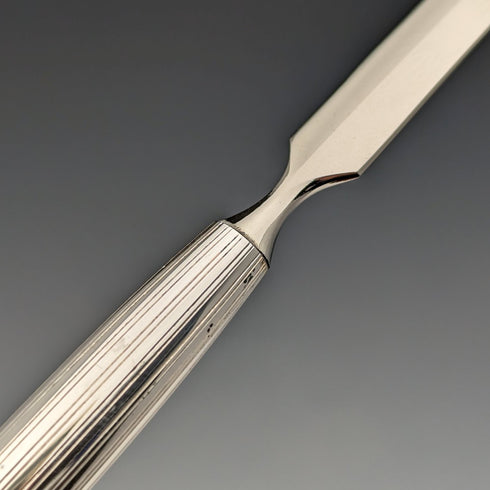 ヴィンテージ 純銀製レターオープナー&ボールペンセット 木製ケース入り