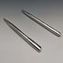 Circa 1970 British Vintage Yard O' Red Sterling Silver Propelled Pencil & Ballpoint Pen