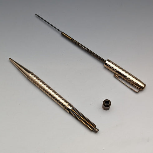 英国ヴィンテージ ヤード・オ・レッド ロールドゴールド 推進式ペンシル ケース入