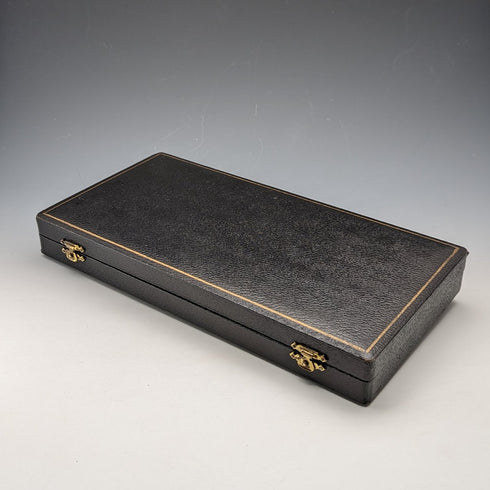 1915年頃 英国アンティーク シルバープレート製 サービングカトラリーペア George Cutts & Sons