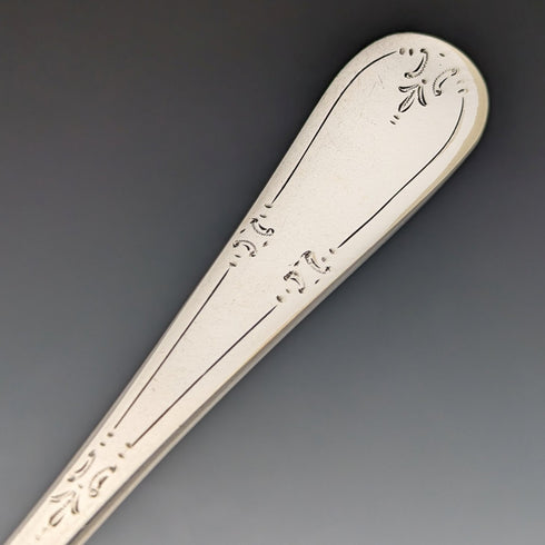 1920年頃 英国アンティーク シルバープレート製 サービングカトラリートリオ Allen & Darwin