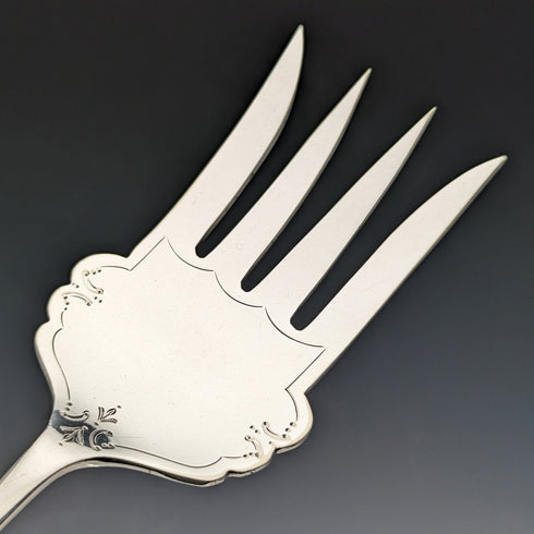 1920年頃 英国アンティーク シルバープレート製 サービングカトラリートリオ Allen & Darwin