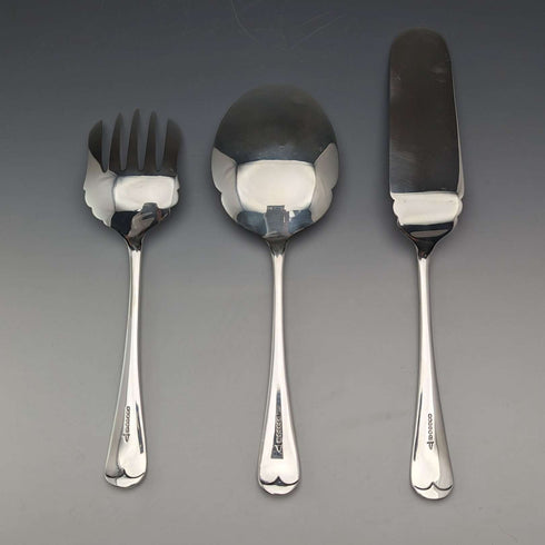 約 1930 年英國復古鍍銀餐具 Trio Walker&Hall